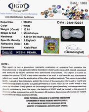 13.85/CT NATURAL KESHI PEARL